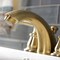 Kingston Brass Mini-Widespread Bathroom Faucet with Pop-Up Drain, Brushed Brass KB957RXLSB - alternate 6